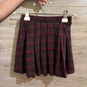 Zara Pleated Plaid Skirt, Girls Size 7